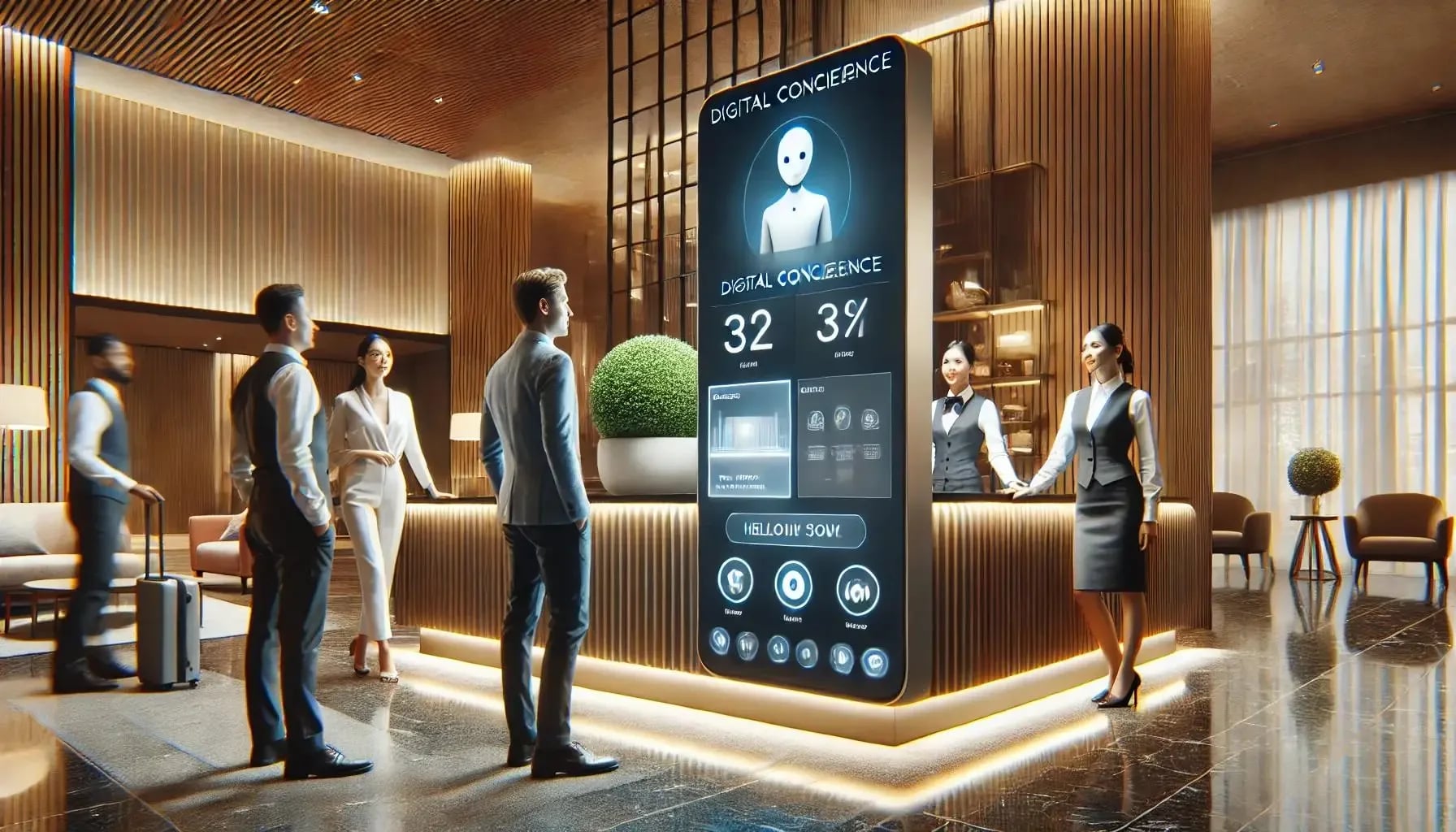 A_modern_hotel_lobby_with_AI-powered_digital_concierge
