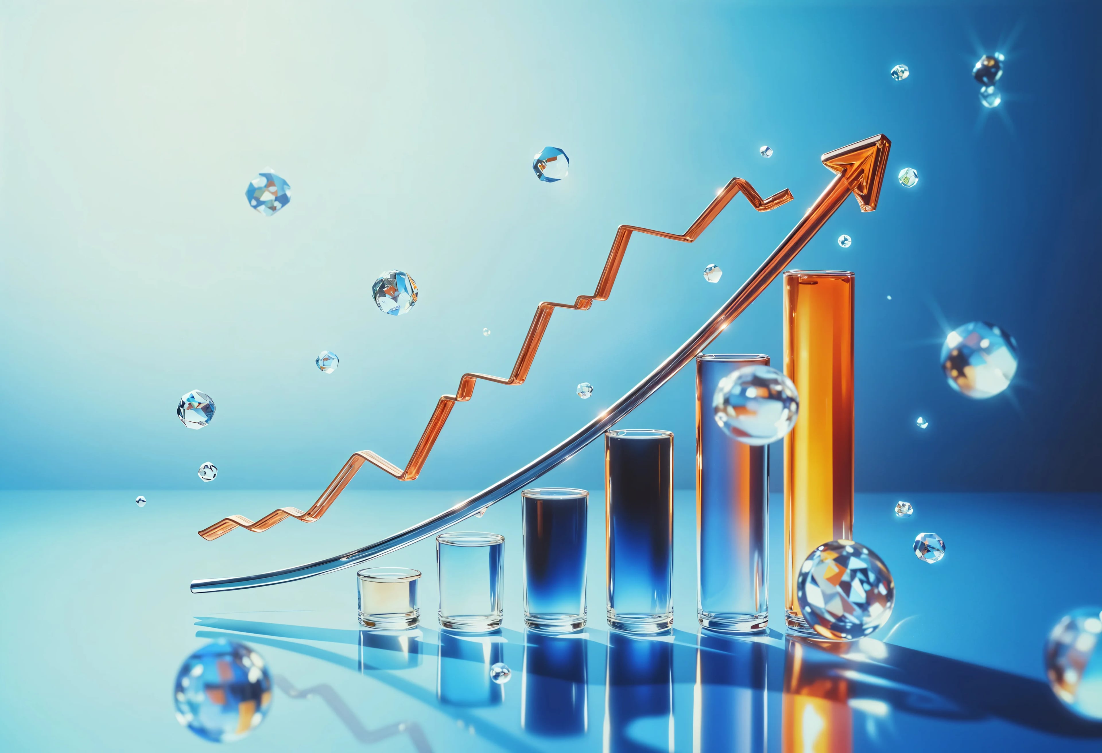 Future visions business technology concept