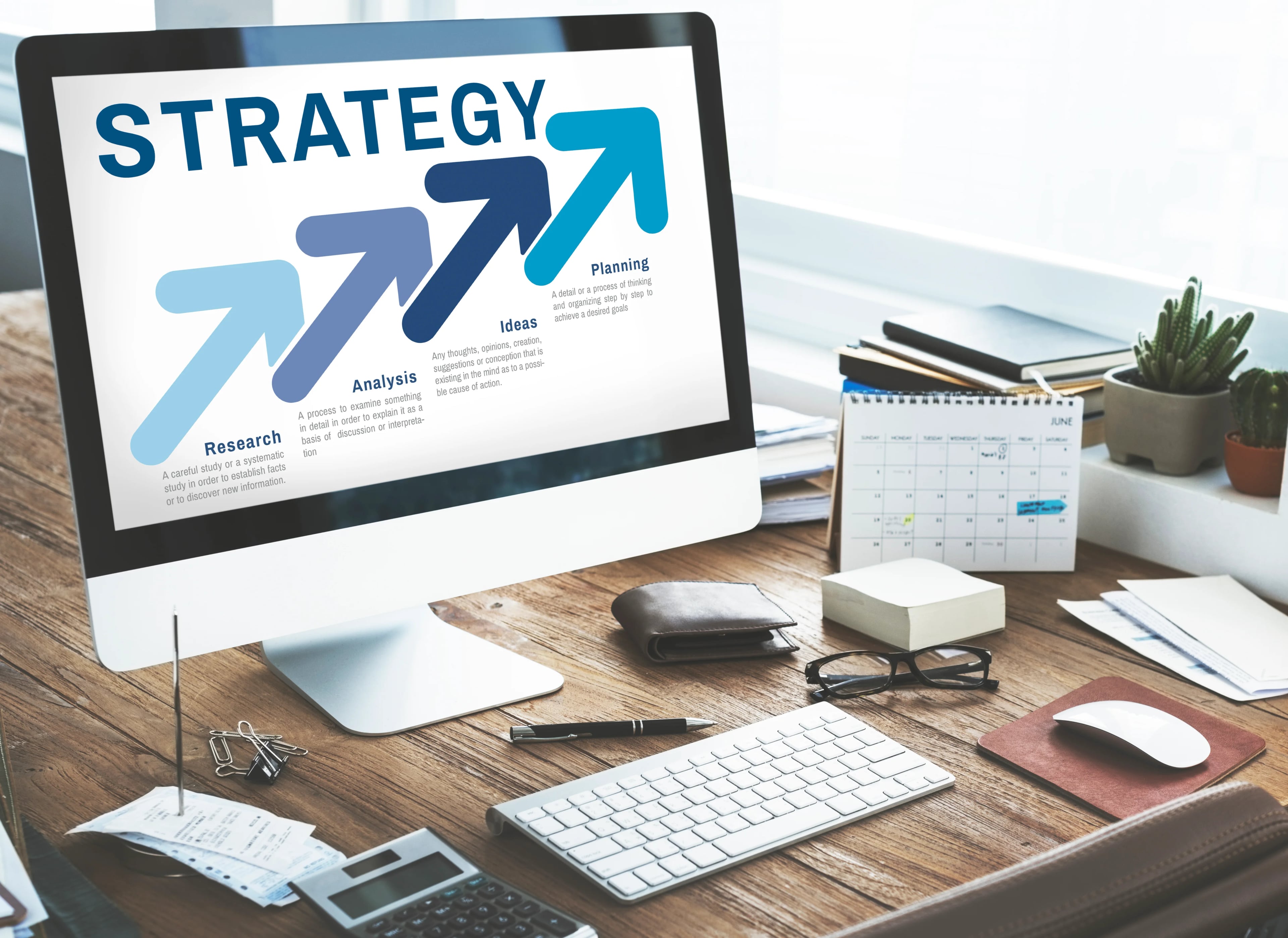 Strategy business planning analysis concept
