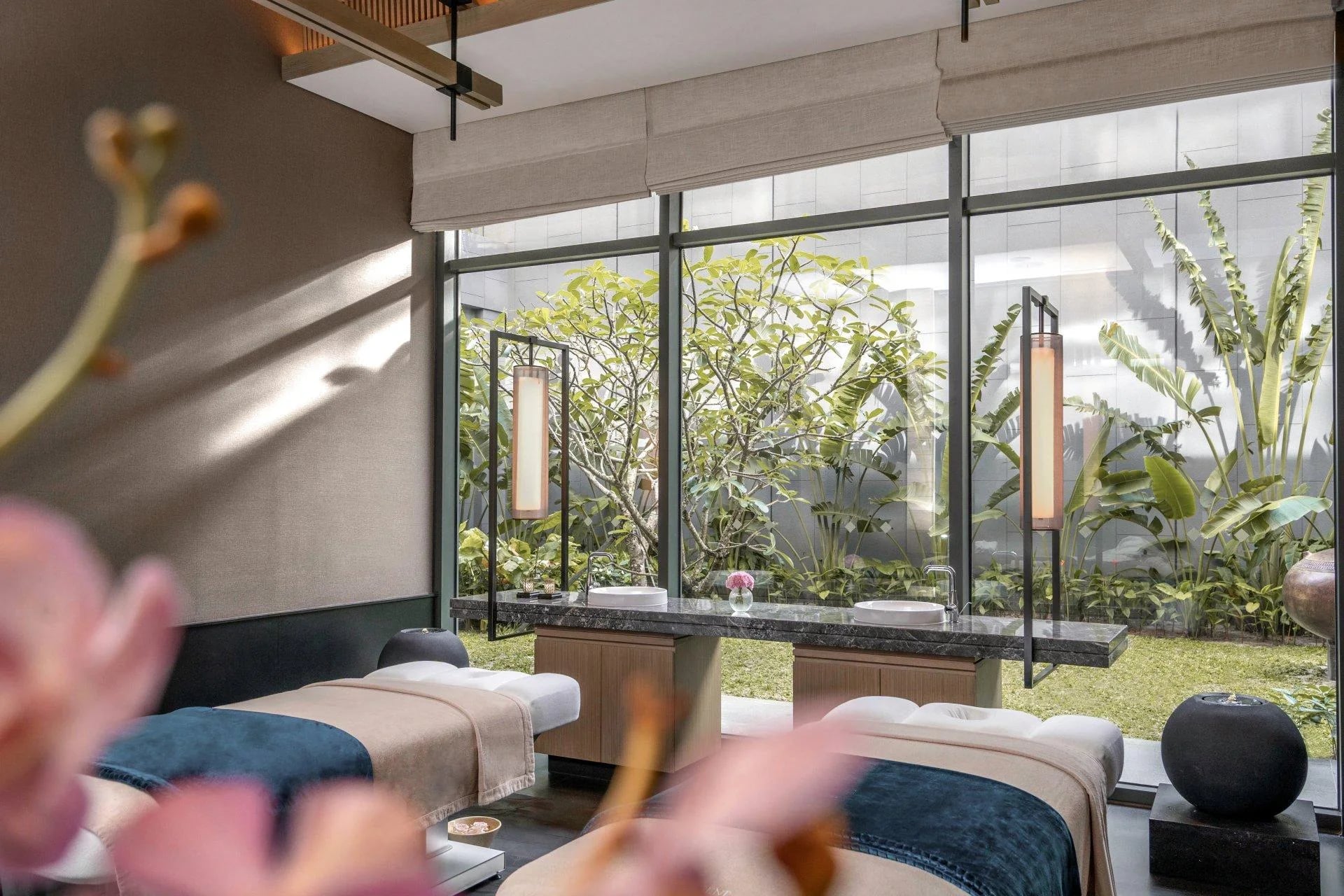 Spa treatment room