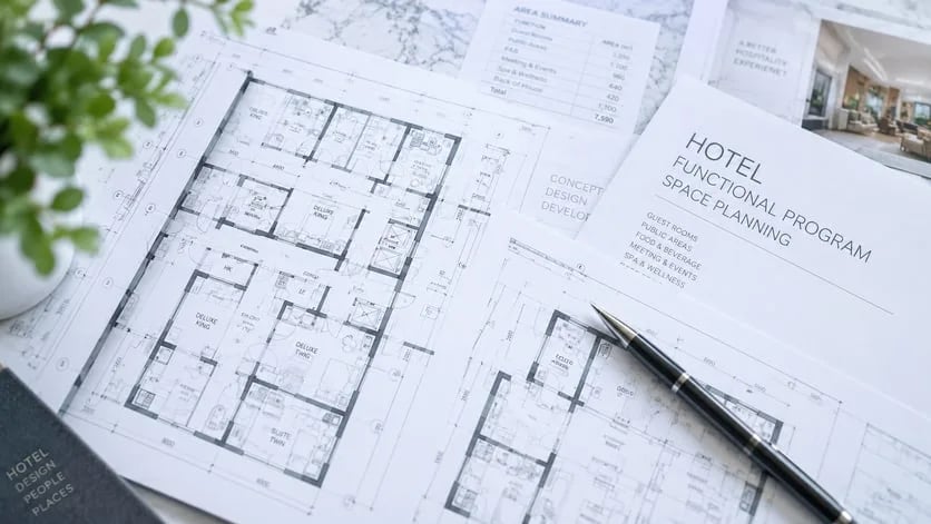 Bản vẽ mặt bằng công năng khách sạn